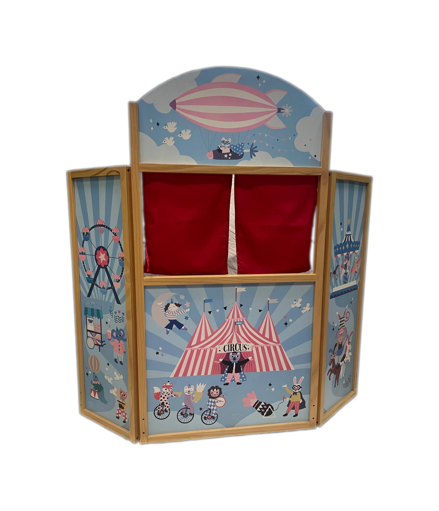 Teatro delle Marionette Vilac - Circo con Sipario Rosso