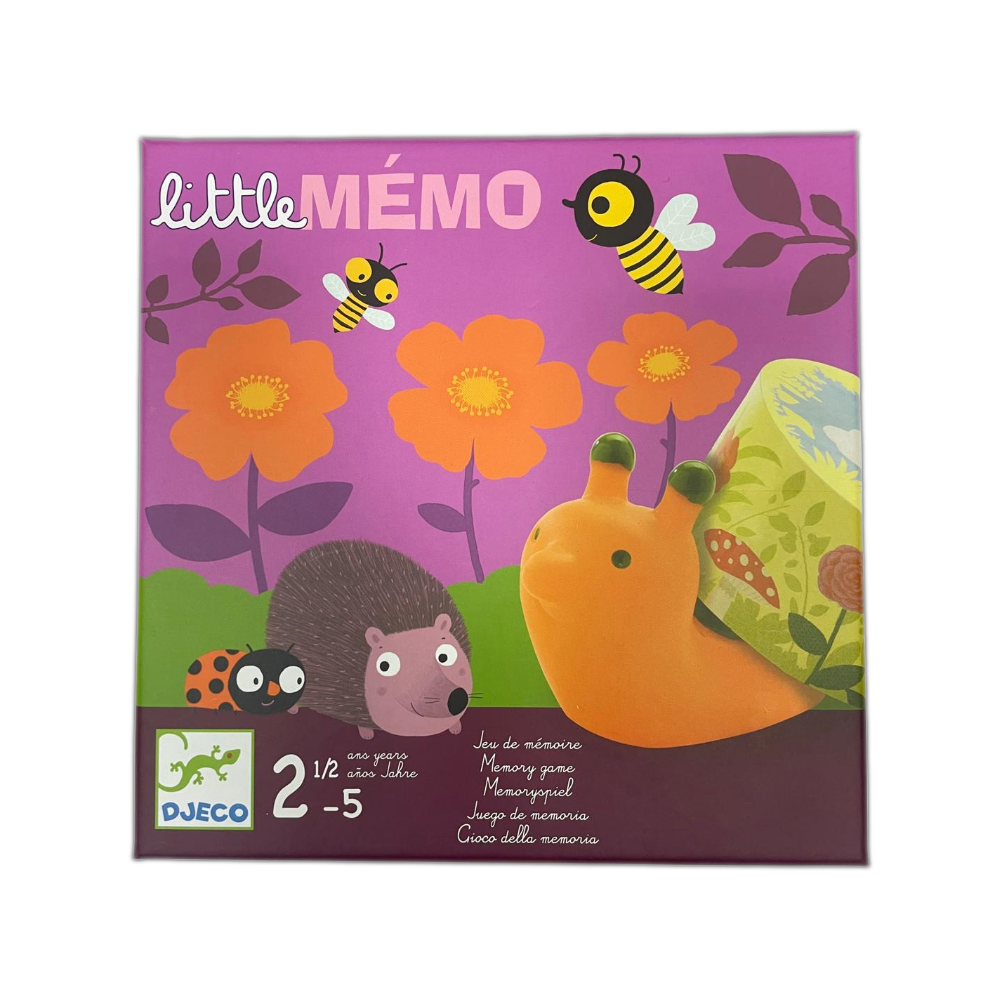 Gioco di Memoria Djeco - Little Memo, Animali del Giardino