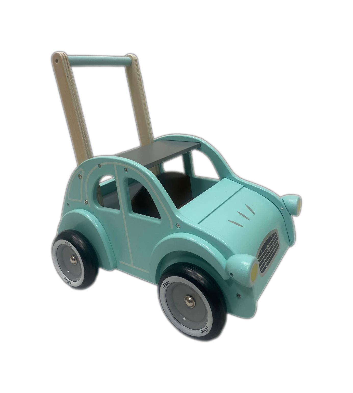 Carrello Primi Passi Vilac - Auto 2CV Menta in Legno