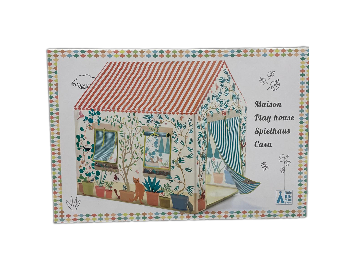 Casa Gioco Djeco - Play House con Stampa Giardino Botanico