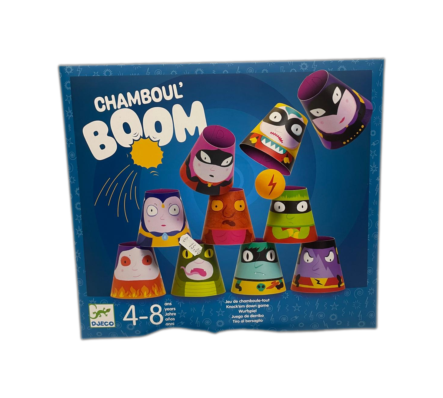 Gioco di Lancio Djeco - Chamboul'Boom, Supereroi