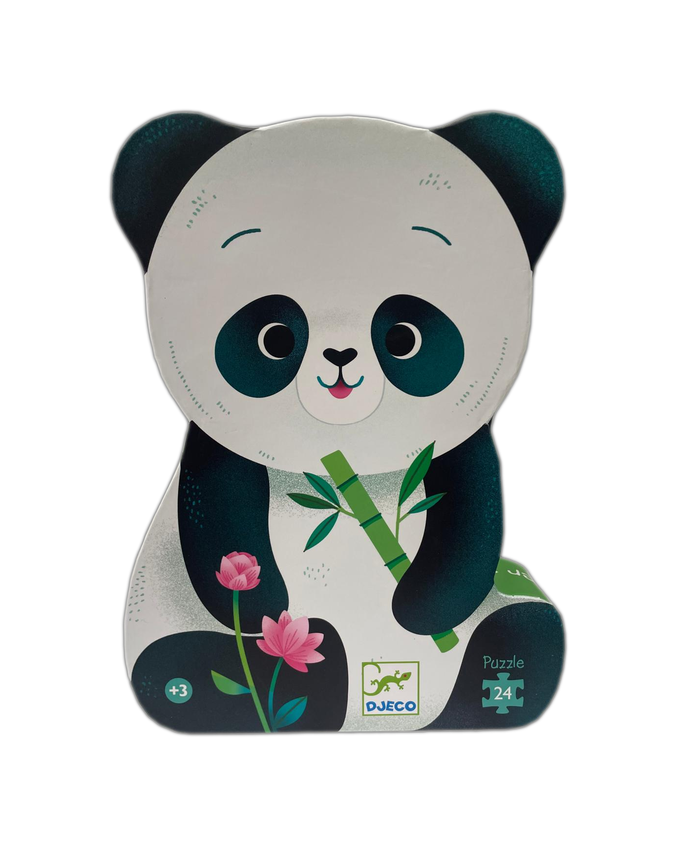 Puzzle Sagomato Djeco - Leo il Panda, 24 pezzi