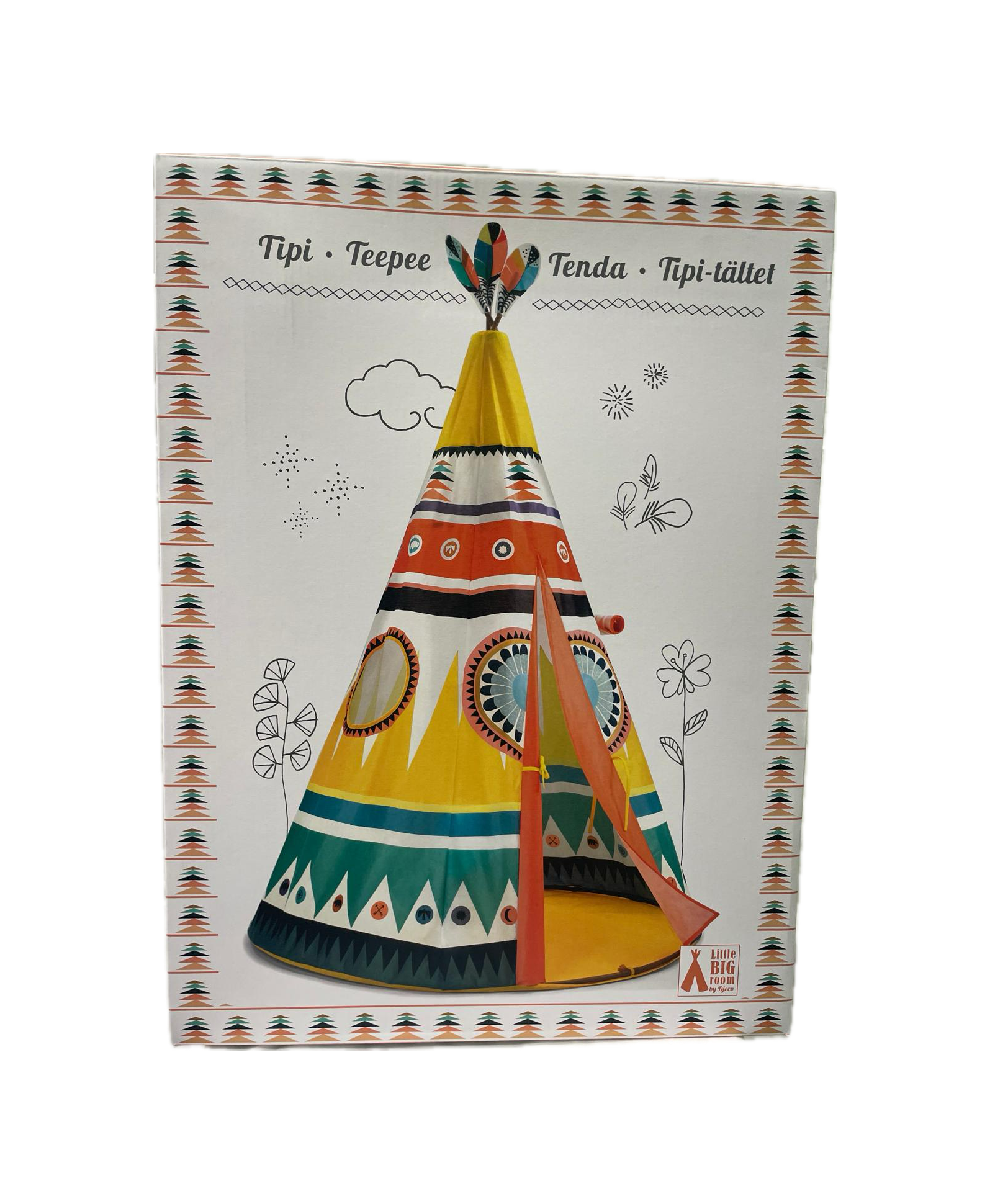 Tipi Djeco - Little Big Room con Motivi Geometrici