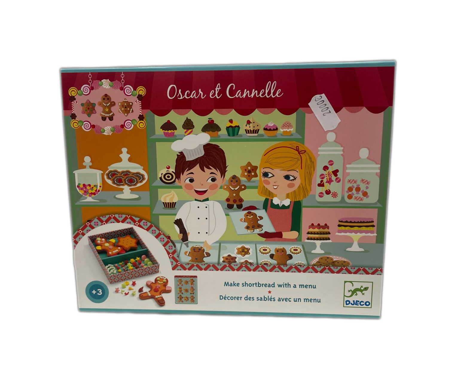 Set Pasticceria Djeco - Oscar et Cannelle, Biscotti con Menu