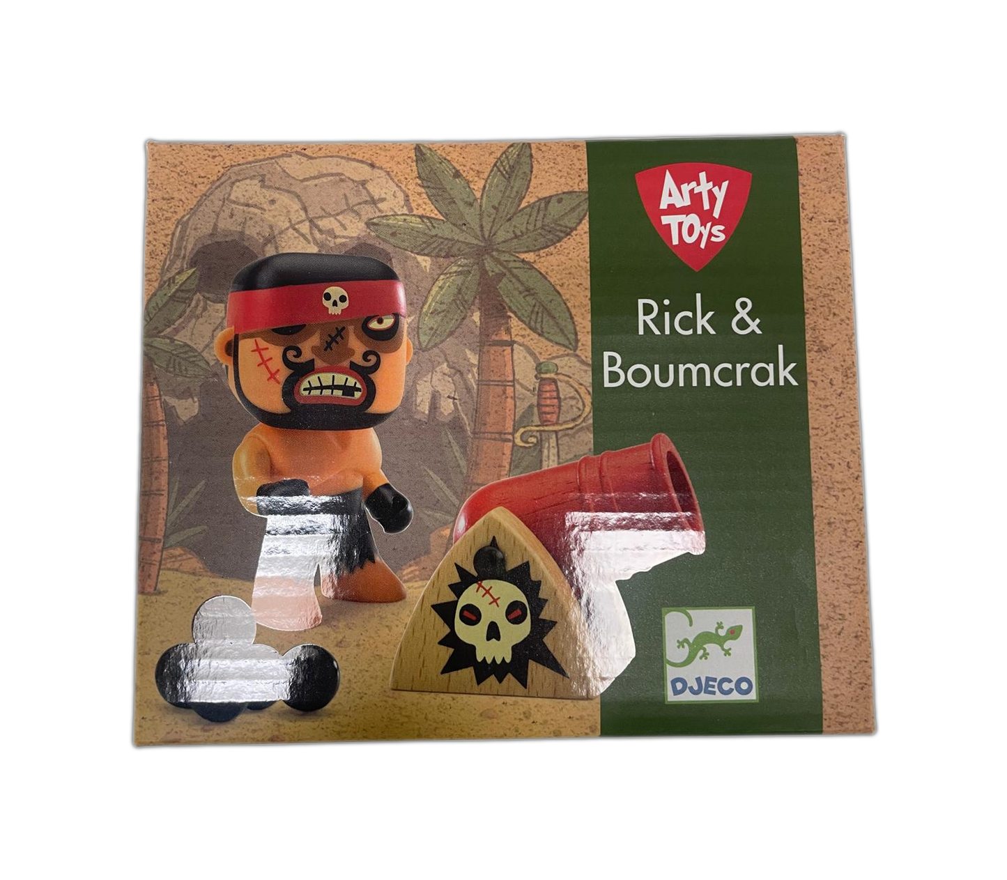 Arty Toys Djeco - Rick & Boumcrak, Pirata con Cannone
