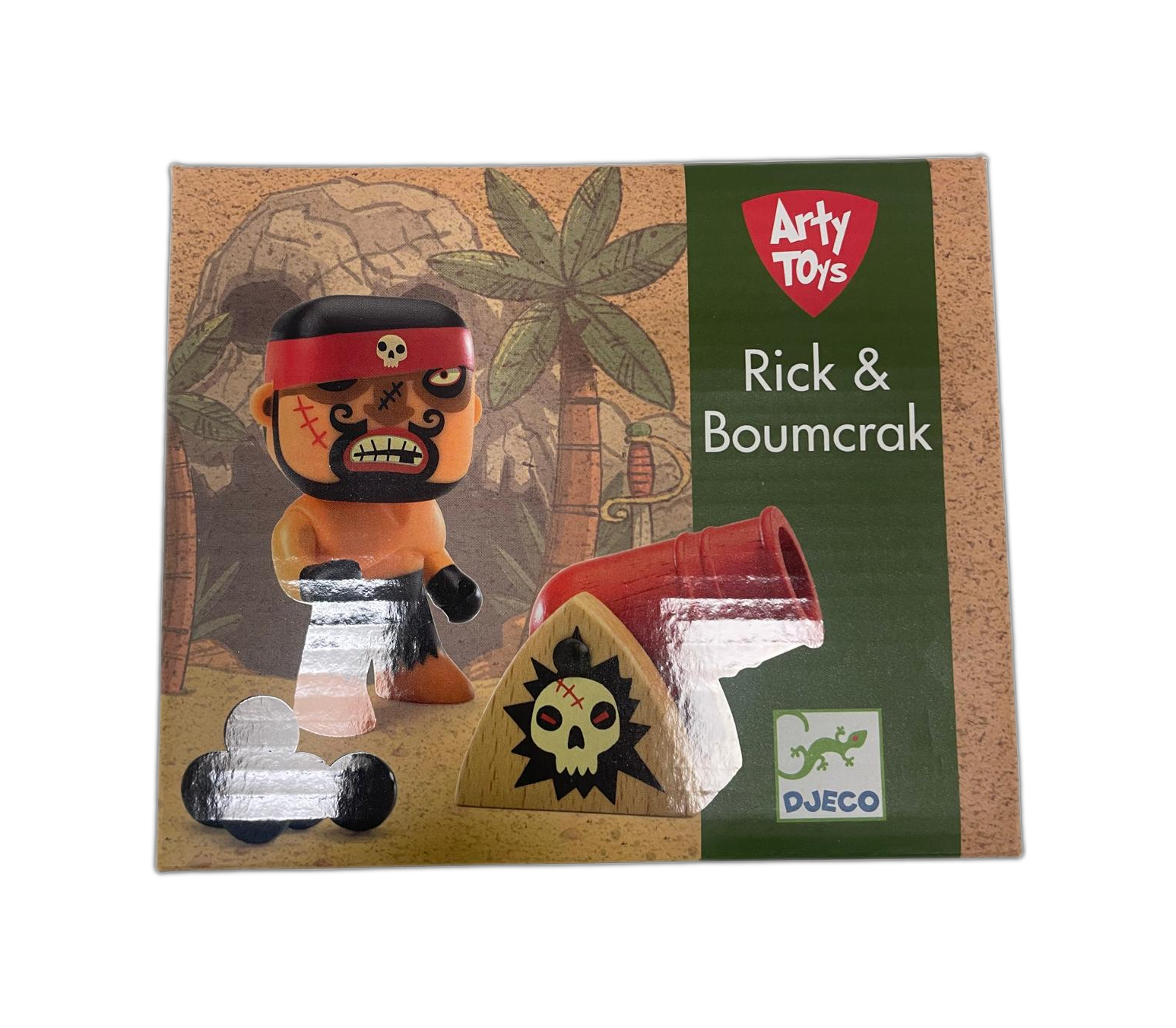 Arty Toys Djeco - Rick & Boumcrak, Pirata con Cannone