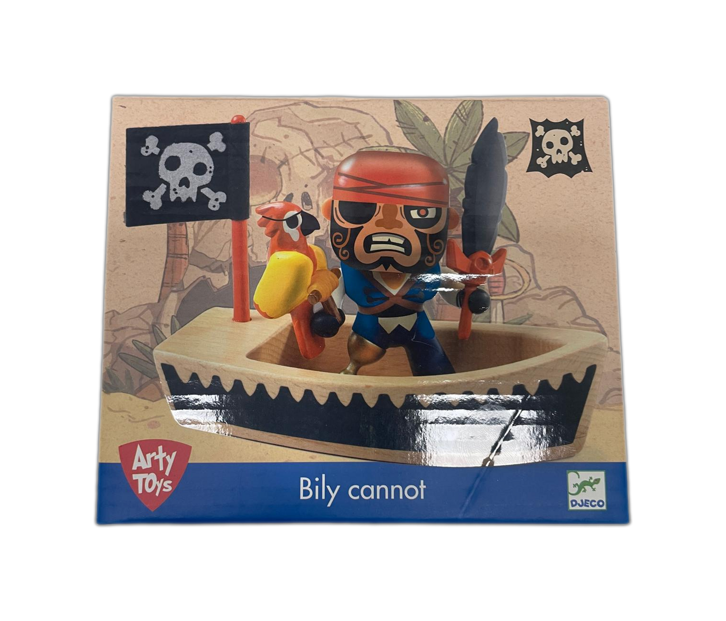 Arty Toys Djeco - Pirata Bily Cannott con Barca