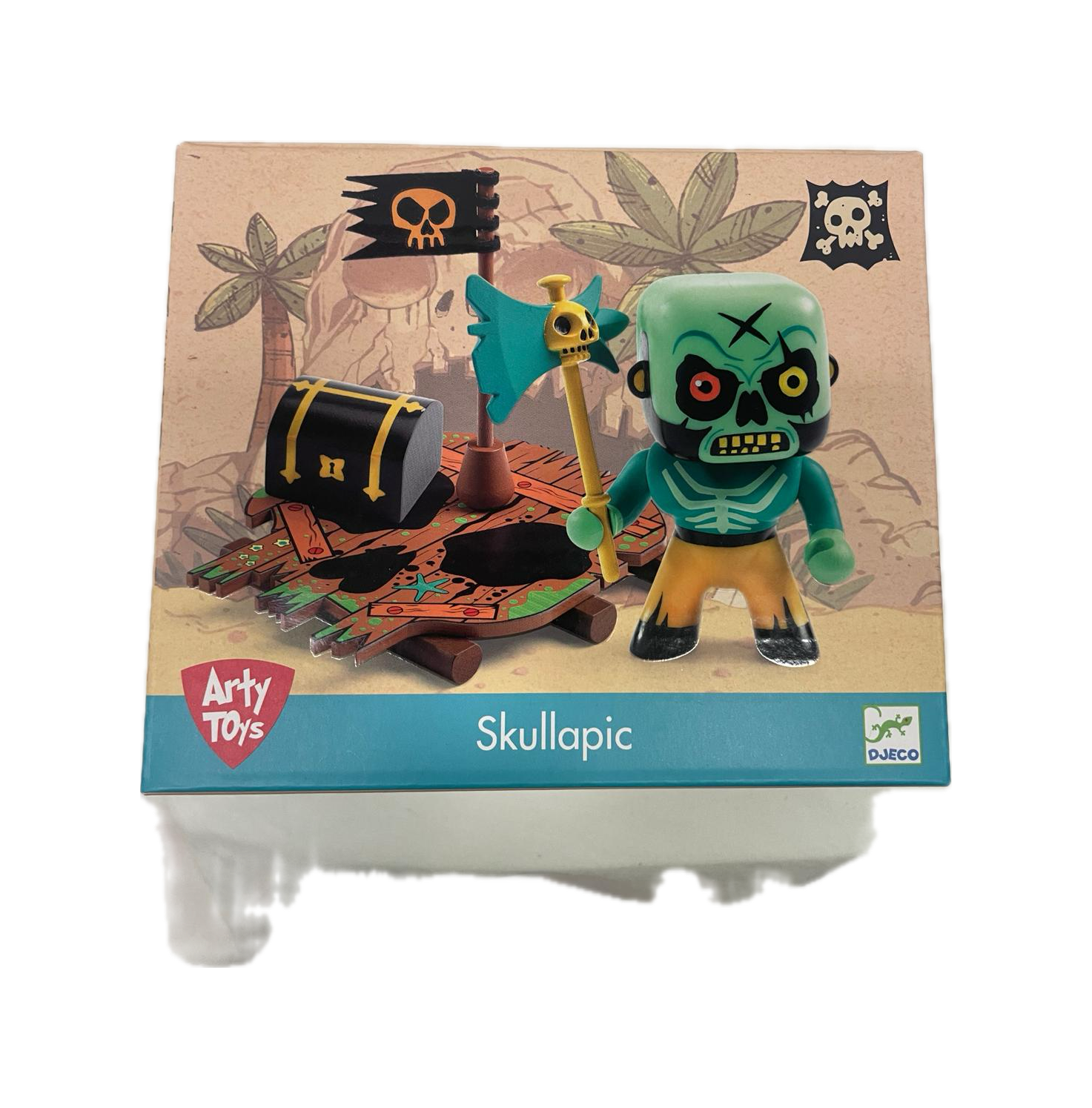 Arty Toys Djeco - Pirata Skullapic con Zattera