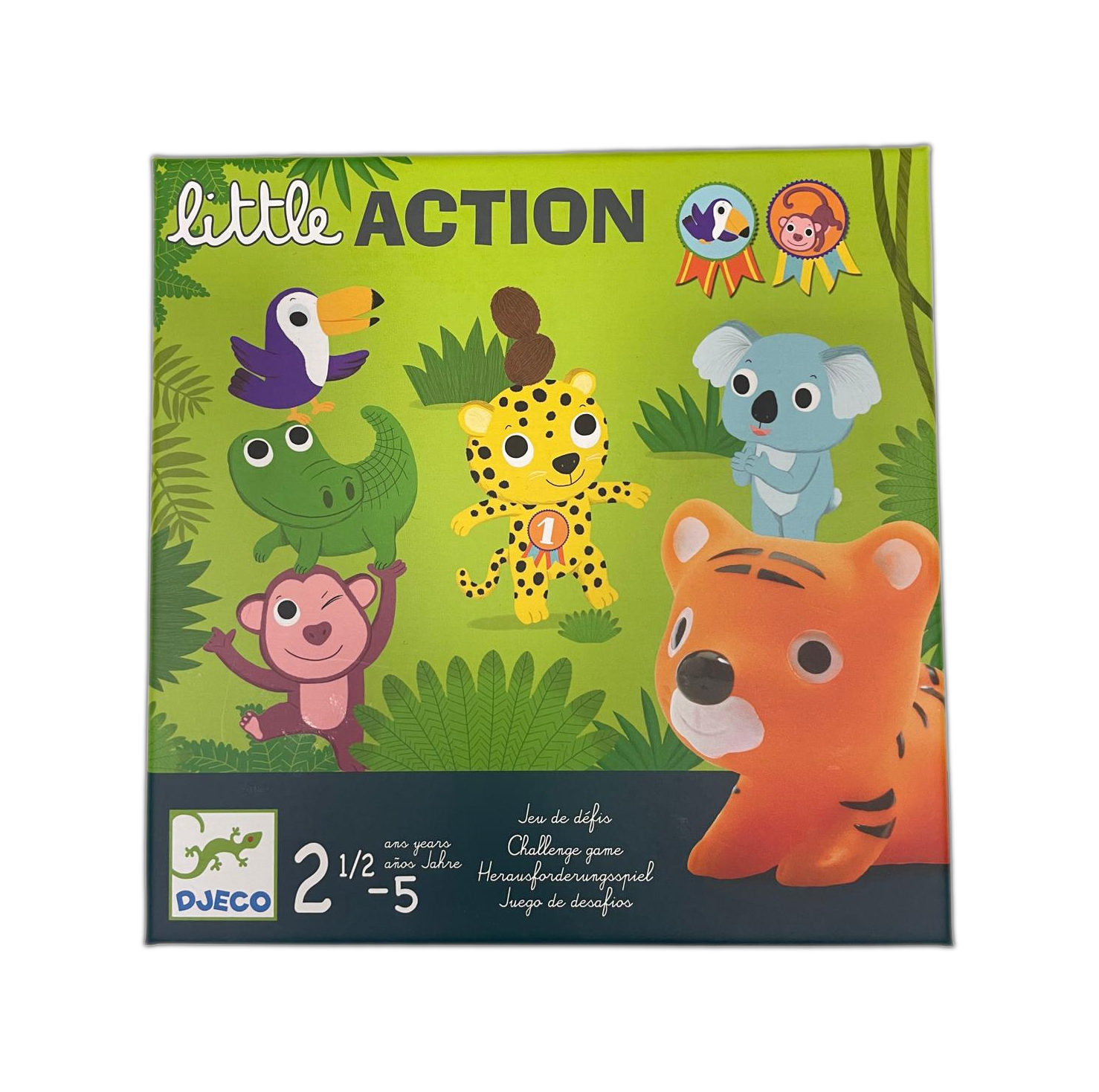 Gioco di Destrezza Djeco - Little Action, Animali della Giungla